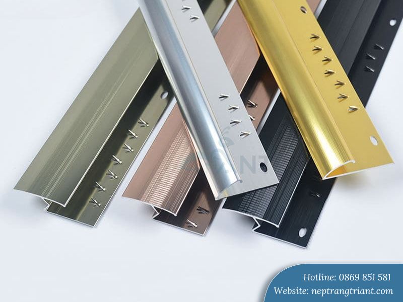 Các mẫu nẹp thảm nhôm