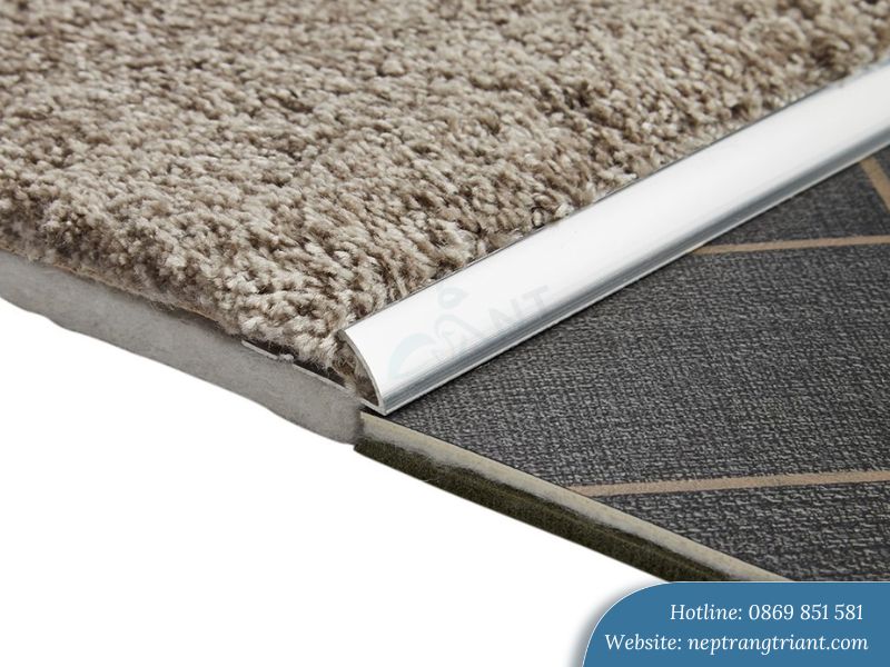 Ứng dụng nẹp kết thúc thảm chữ J